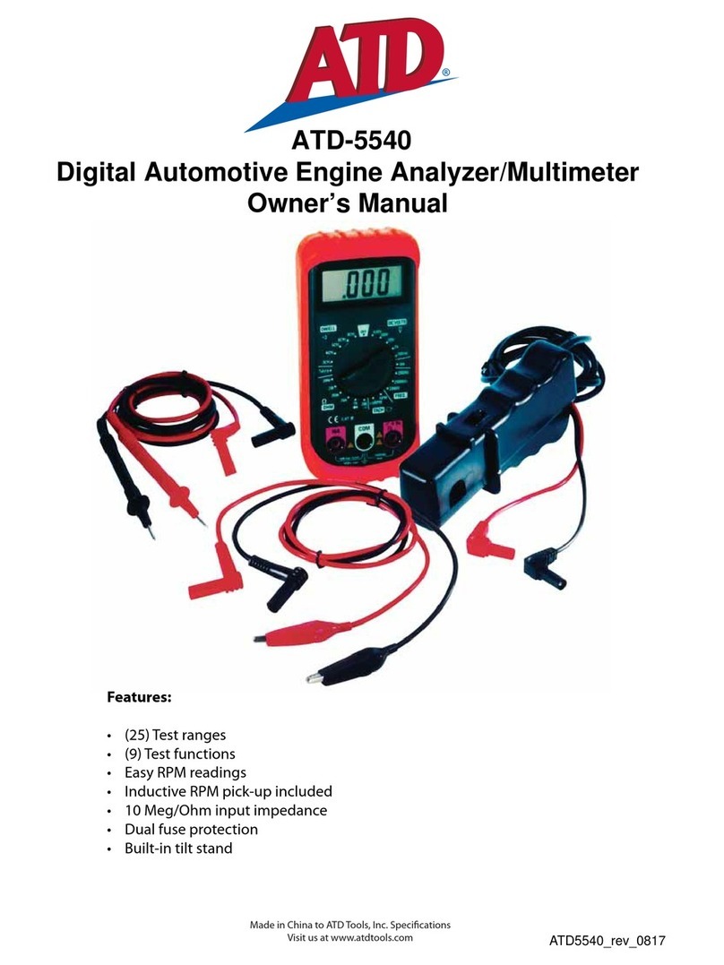 ATD Tools ATD-5540 owner's manual