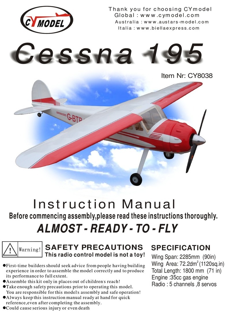 CYmodel Cessna 195 User manual