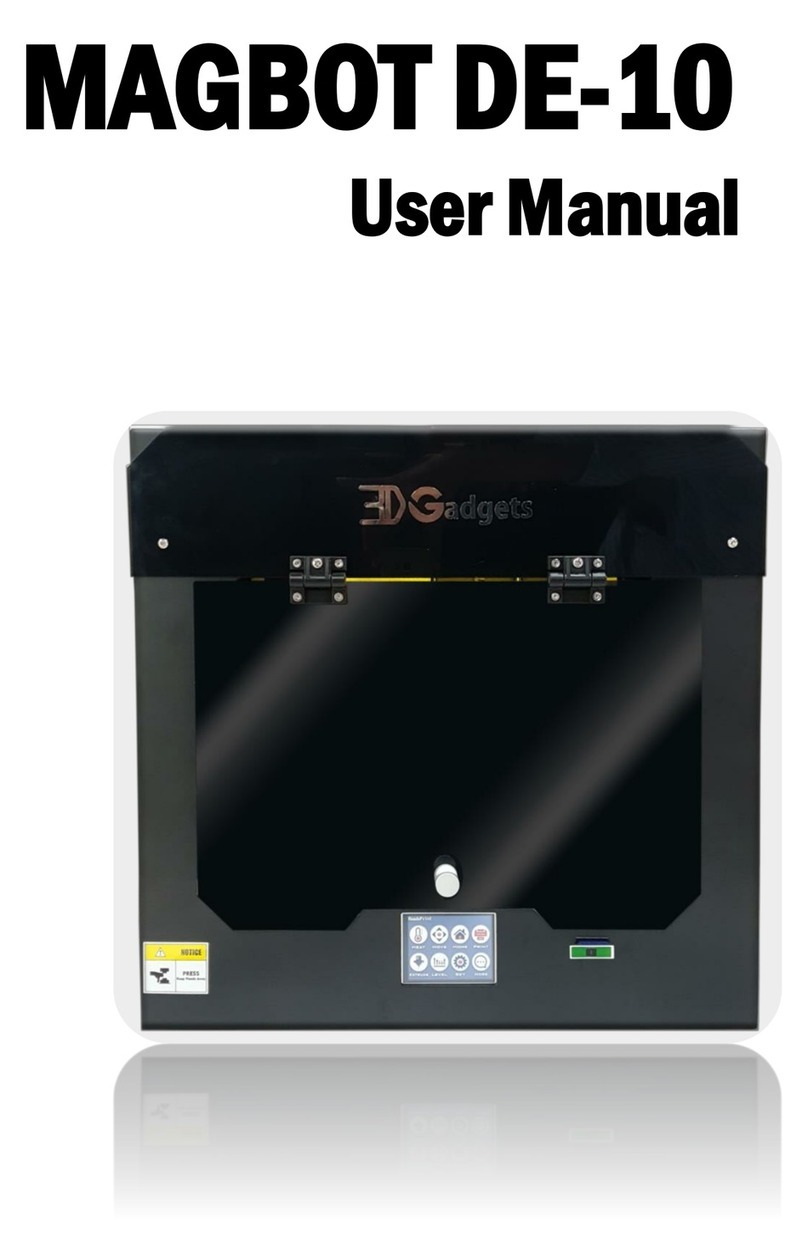 3D Gadgets MAGBOT DE-10 user manual