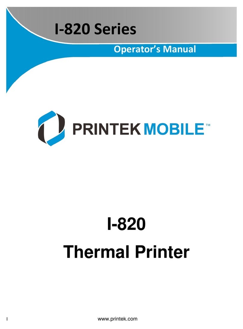 Printekmobile I-820 User manual