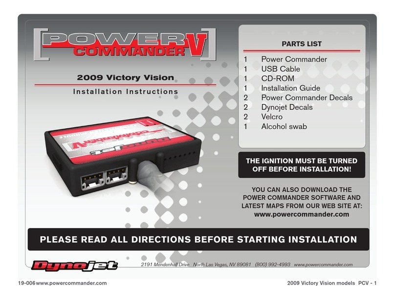 Dynojet Power commander V User manual