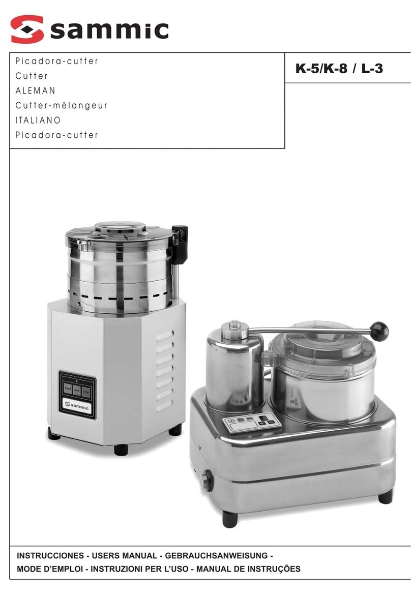 Sammic K-5 user manual