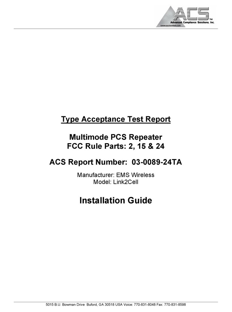 EMS Link2Cell-19 Operator's manual