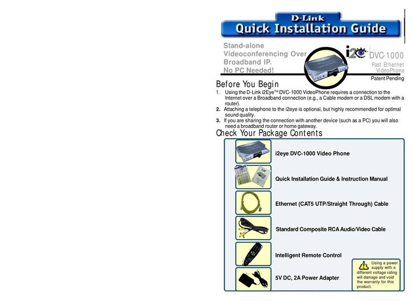 D-Link i2eye DVC-1000 Original operating instructions