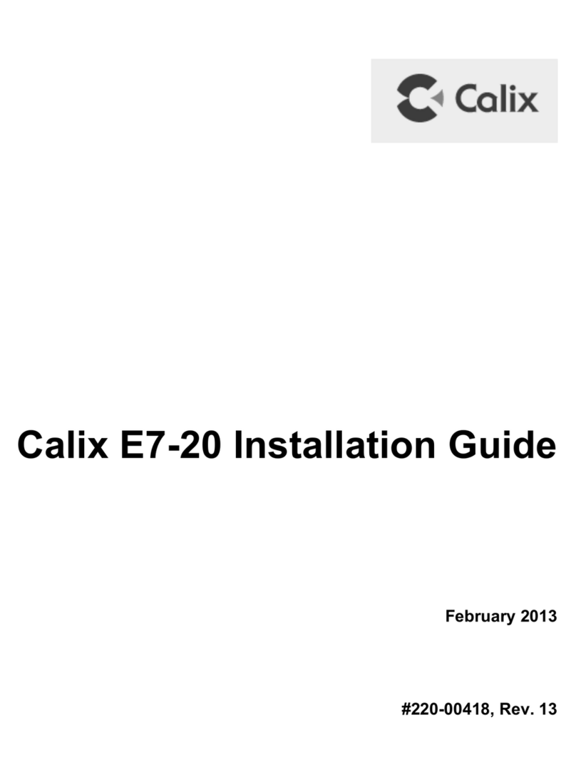 Calix E7-20 installation guide