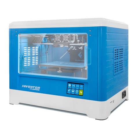 FLASHFORGE 3D PRINTER inventor quick start guide