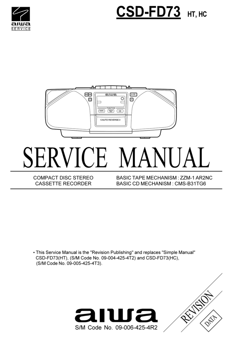 Aiwa CSD-FD73 HT User manual