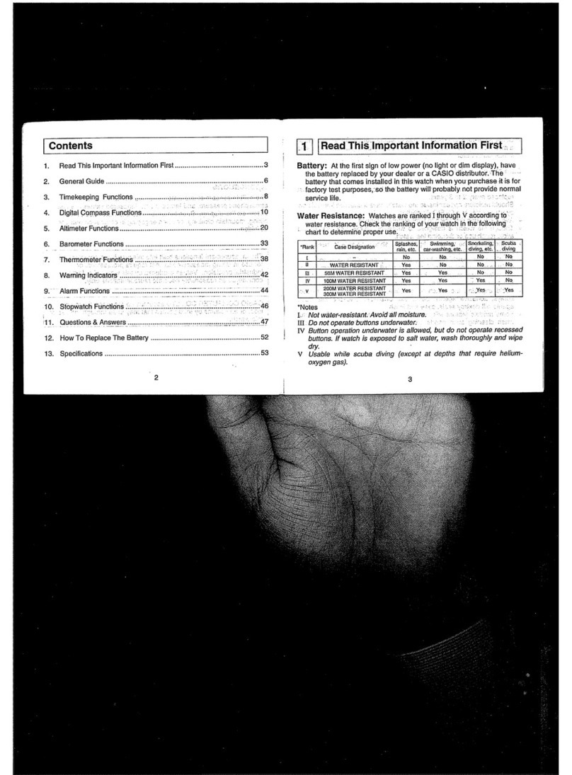Casio QW 1171 Configuration guide Casio QW 1171 Configuration guide