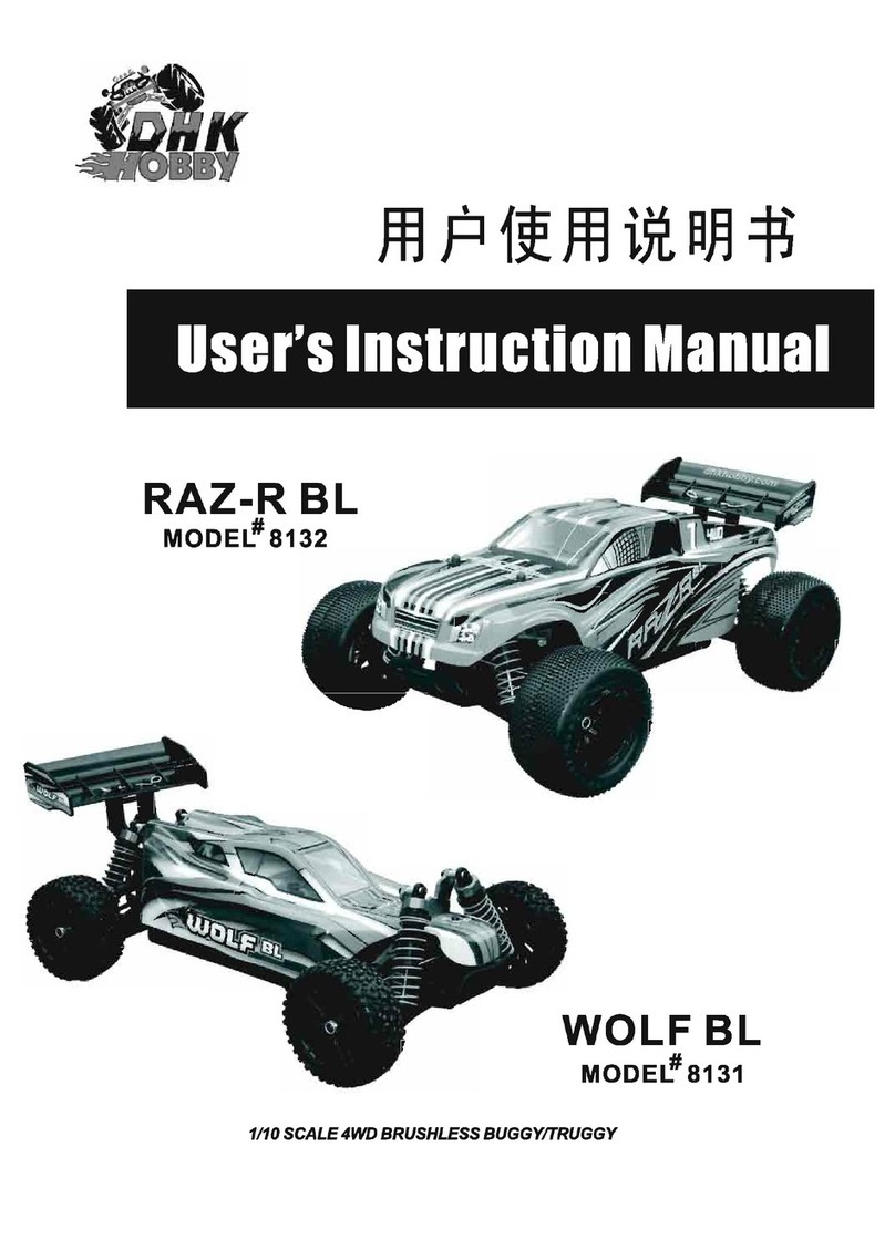 DHK Hobby RAZ-R BL User instruction manual