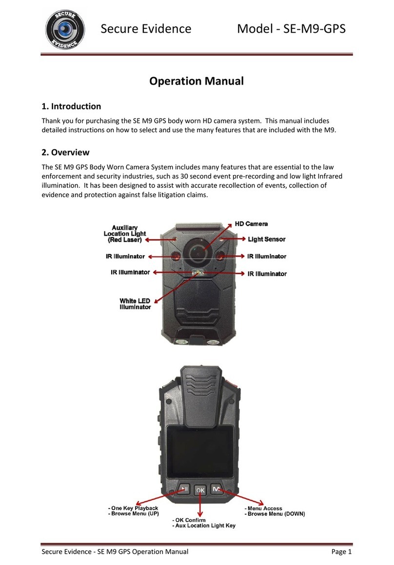 Secure Evidence SE-M9-GPS Operation manual