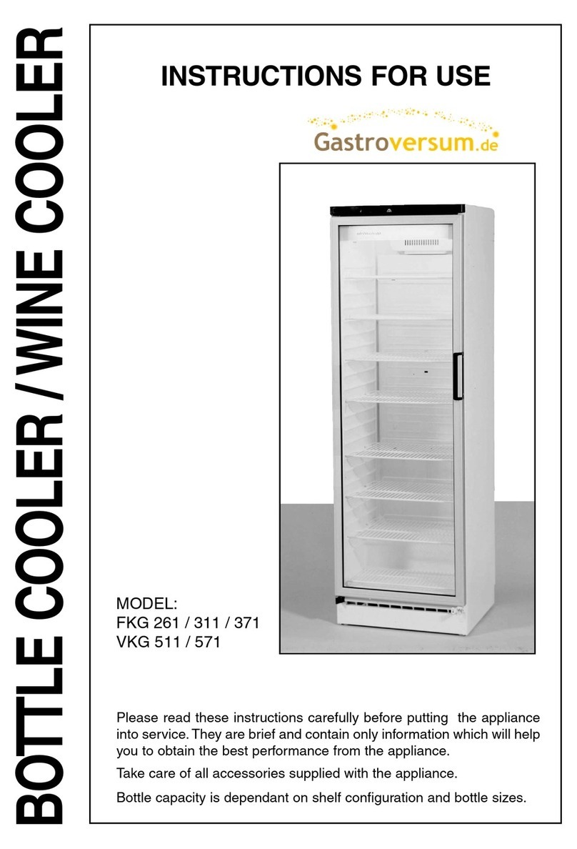 Gastroversum FKG 261 Instructions for use