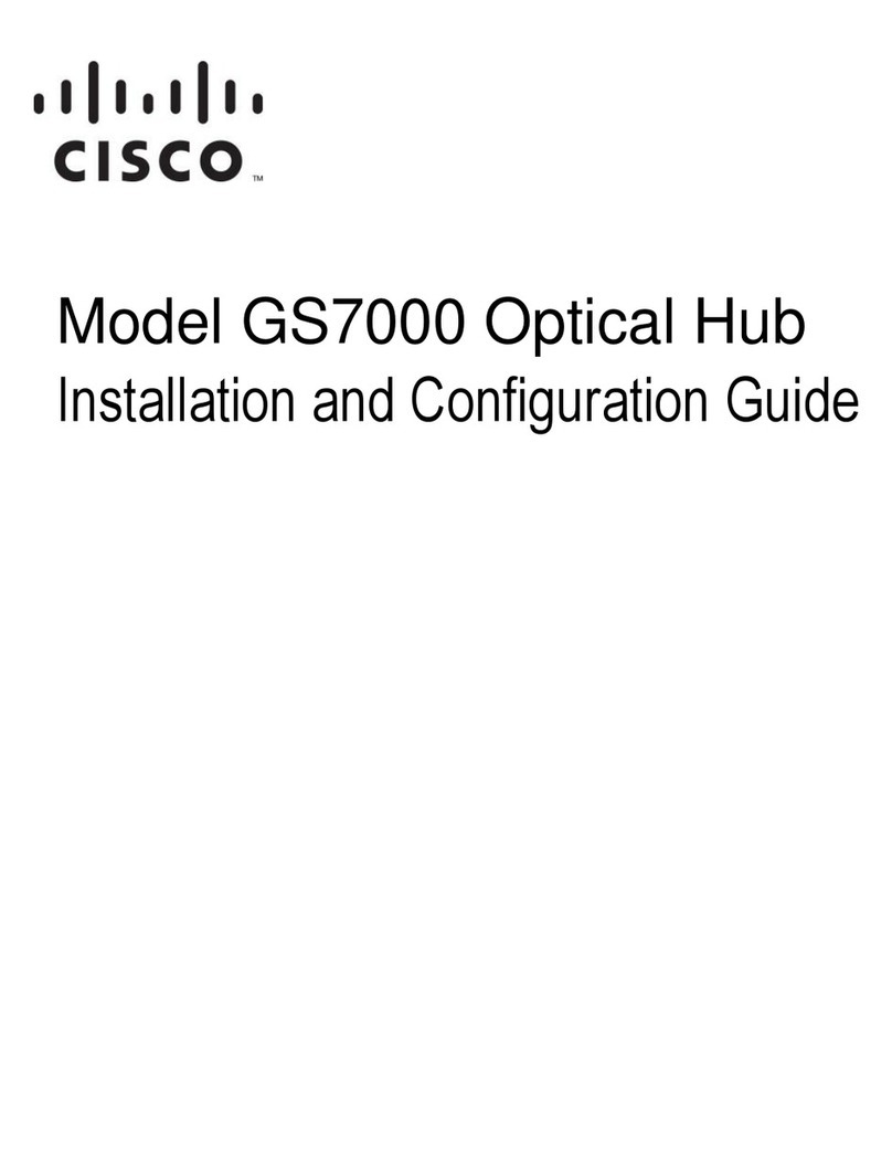 Cisco GS7000 Installation and configuration guide