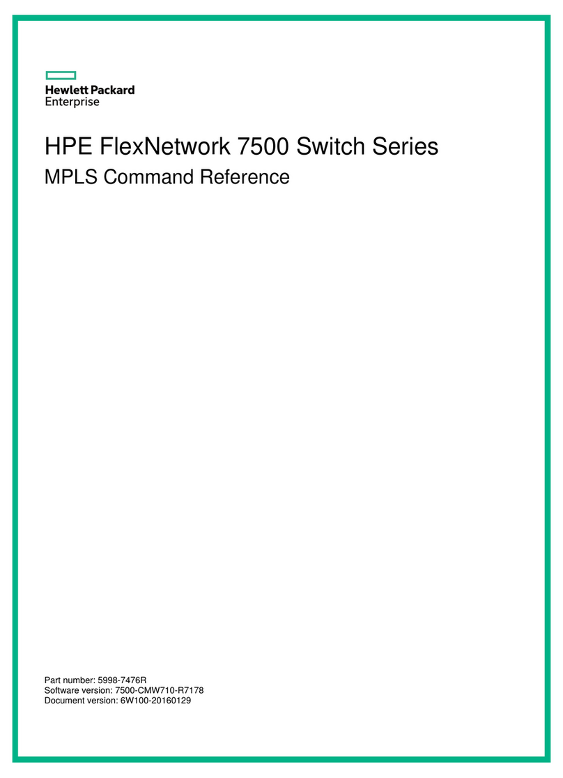 HPE FlexNetwork 7500 Series Installation manual