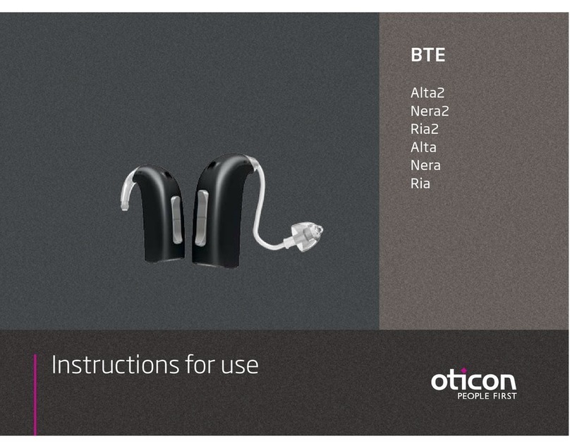 oticon BTE Alta2 Pro Instructions for use
