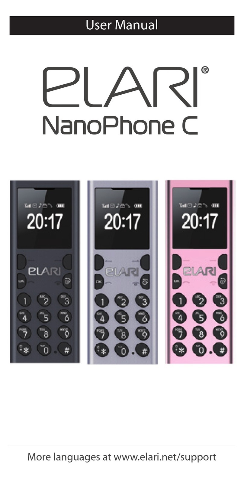 Elari NanoPhone C Series user manual