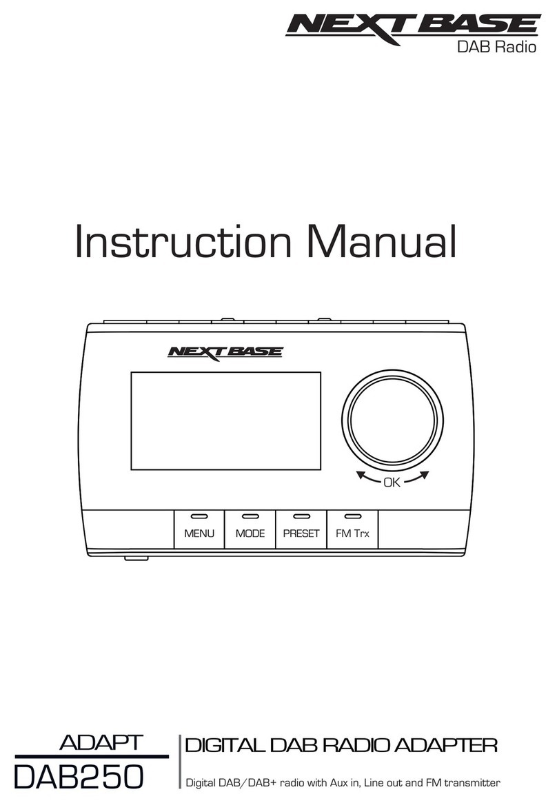 NextBase ADAPT DAB250 instruction manual