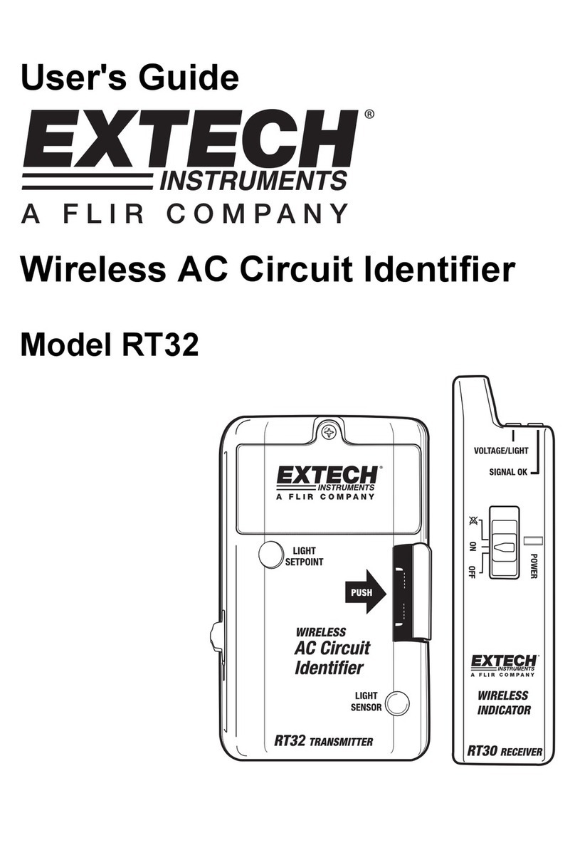 Extech Instruments RT32 User manual Extech Instruments RT32 User manual