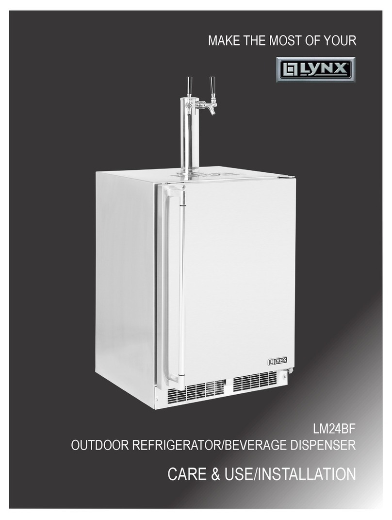 Lynx LM24BF Care & installation manual