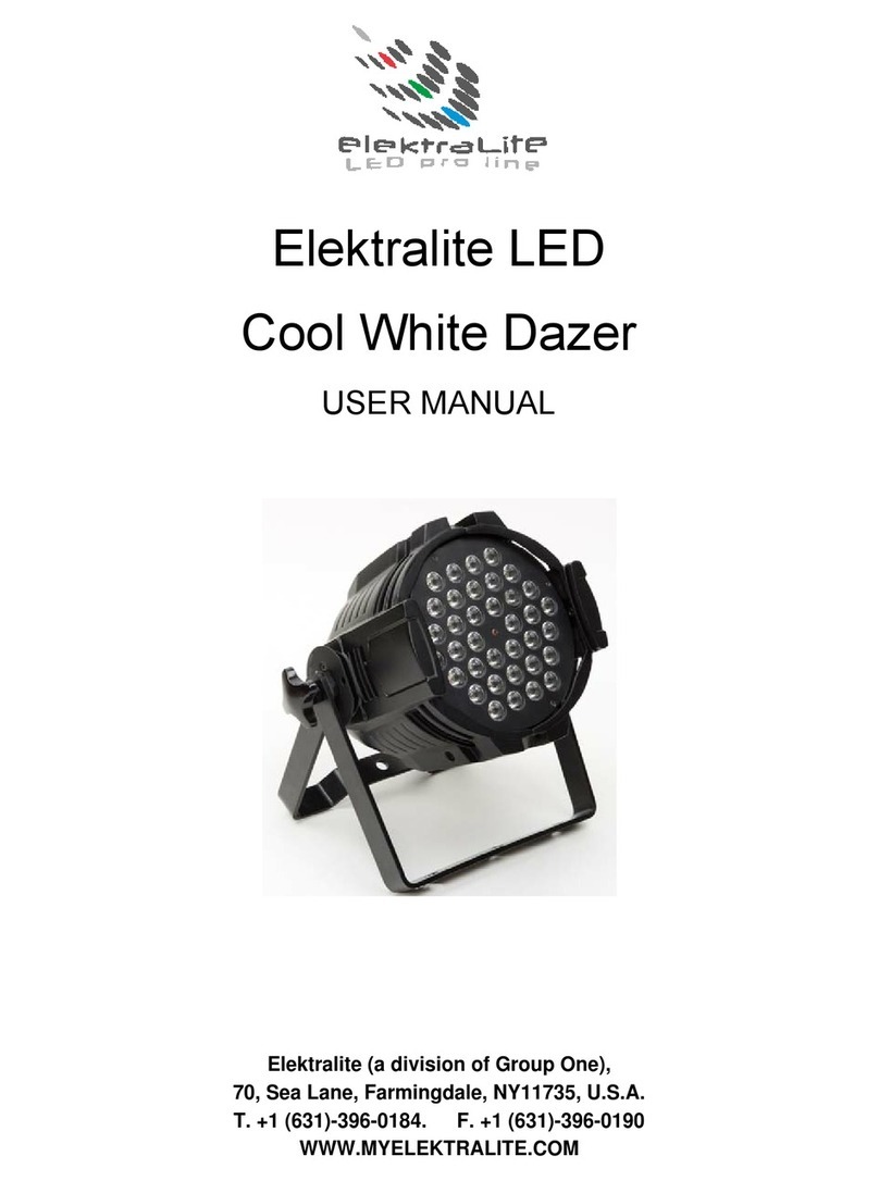 elektraLite Cool White Dazer user manual
