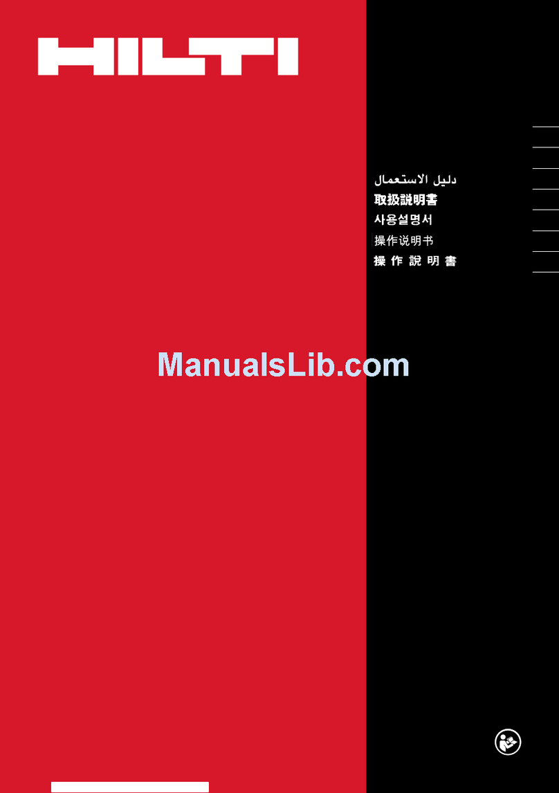 Hilti DD 120 User manual