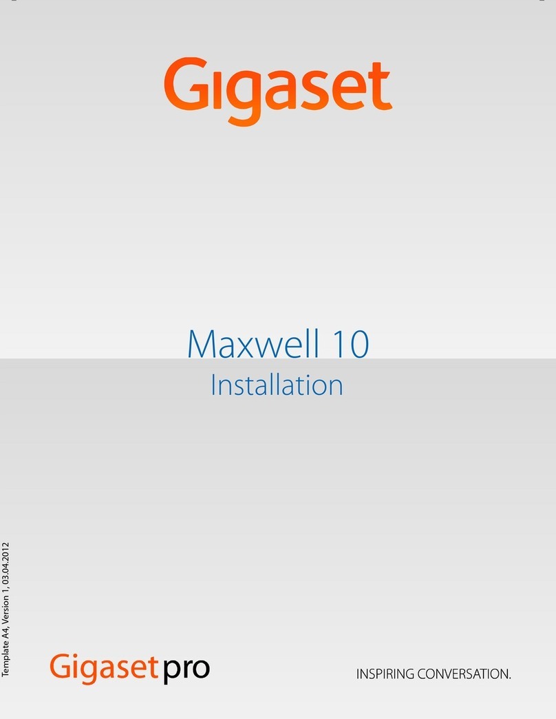 Gigaset Maxwell 10 User manual