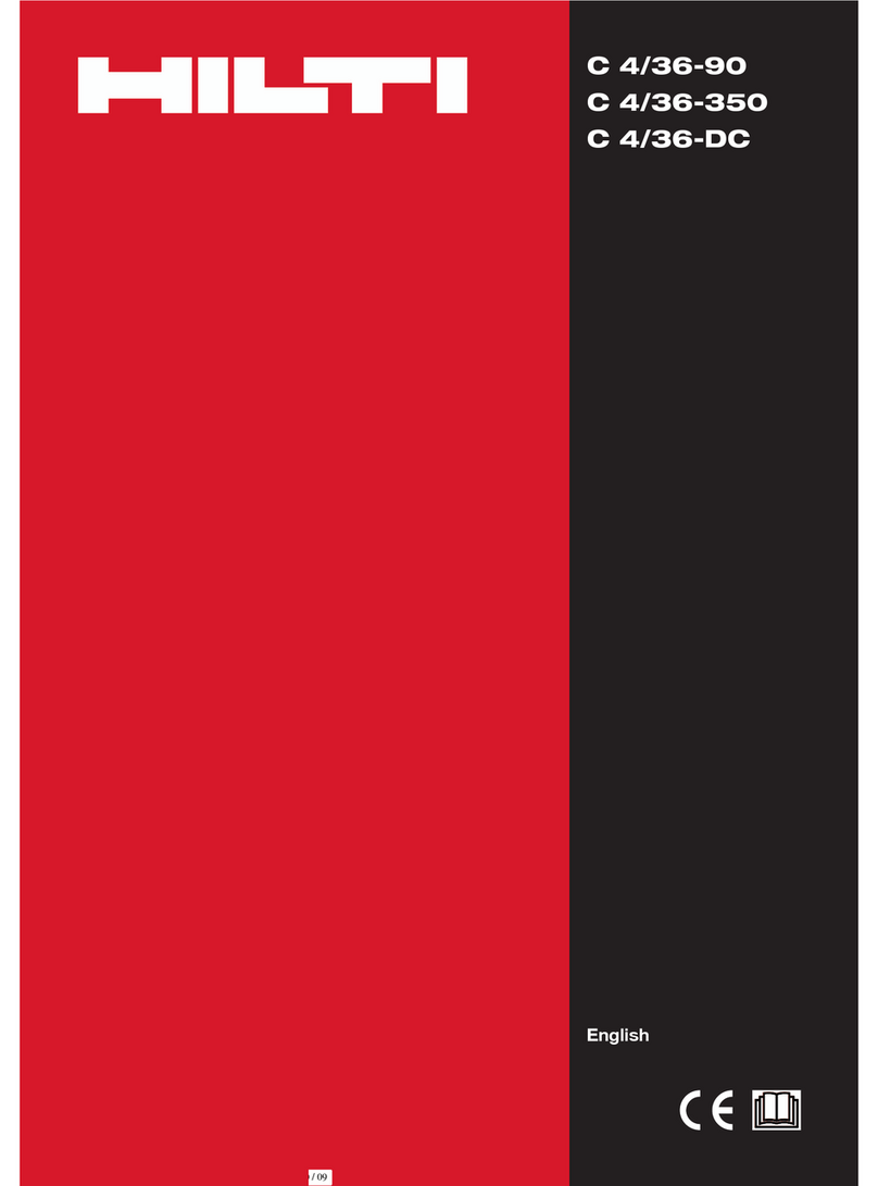Hilti C4/36-90 User manual