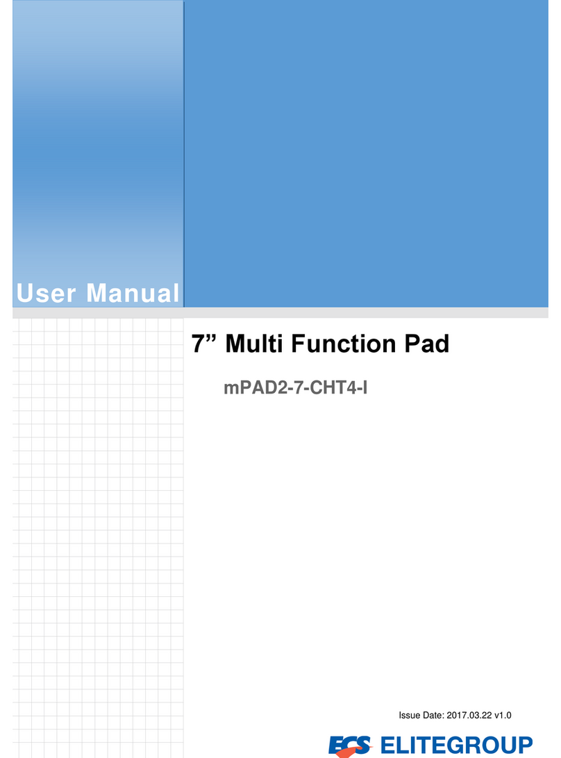 ECS mPAD2-7-CHT4-I User manual