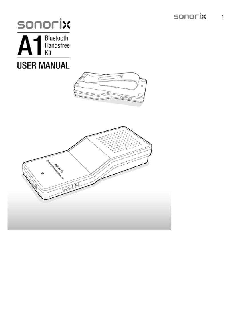 Sonorix A1 User manual