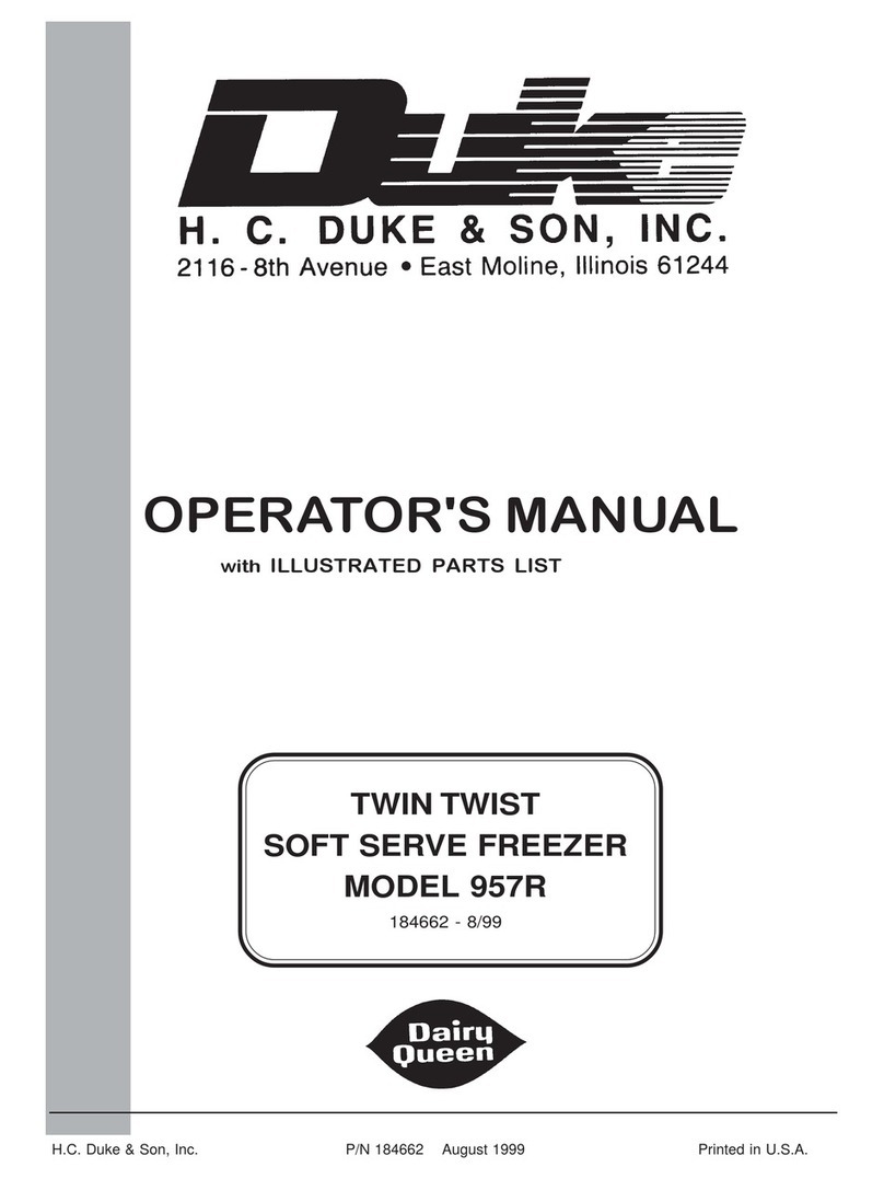 Duke 957R Operator's manual