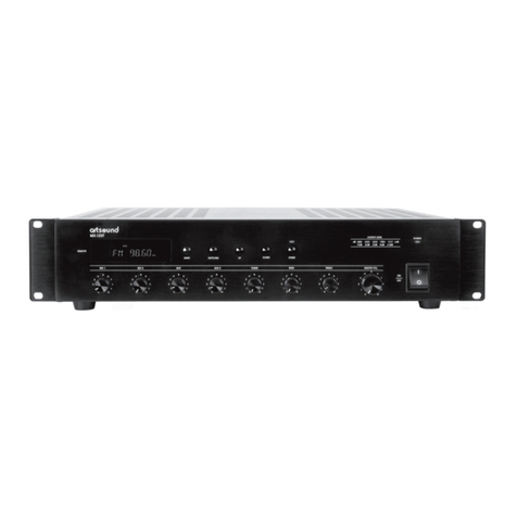 ART+SOUND MX-120T operating manual