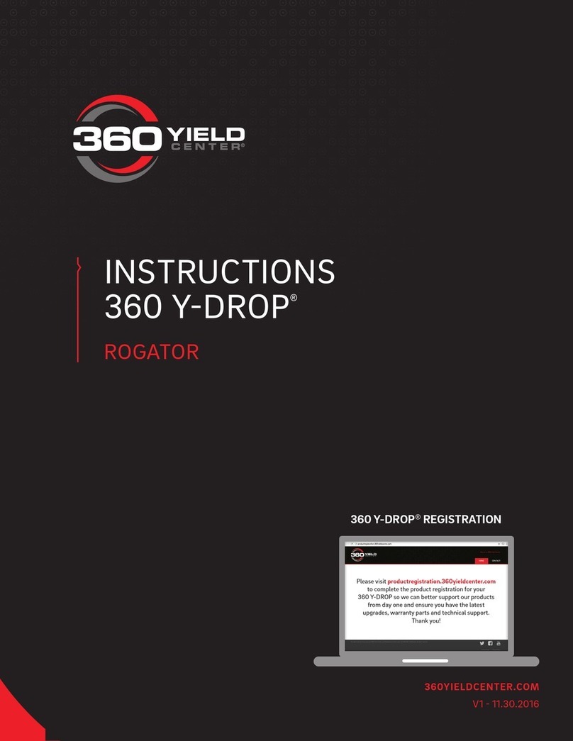 360 Yield 360 Y-DROP ROGATOR instruction manual