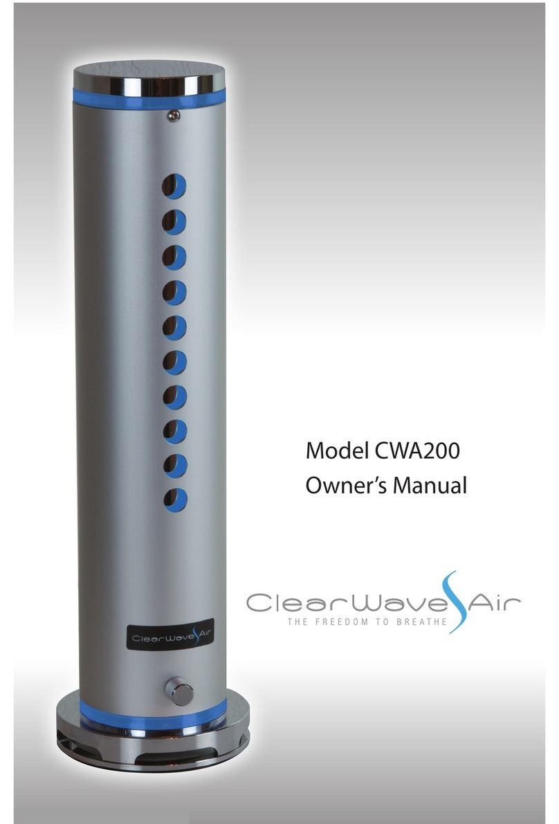 ClearWave Air CWA200 owner's manual