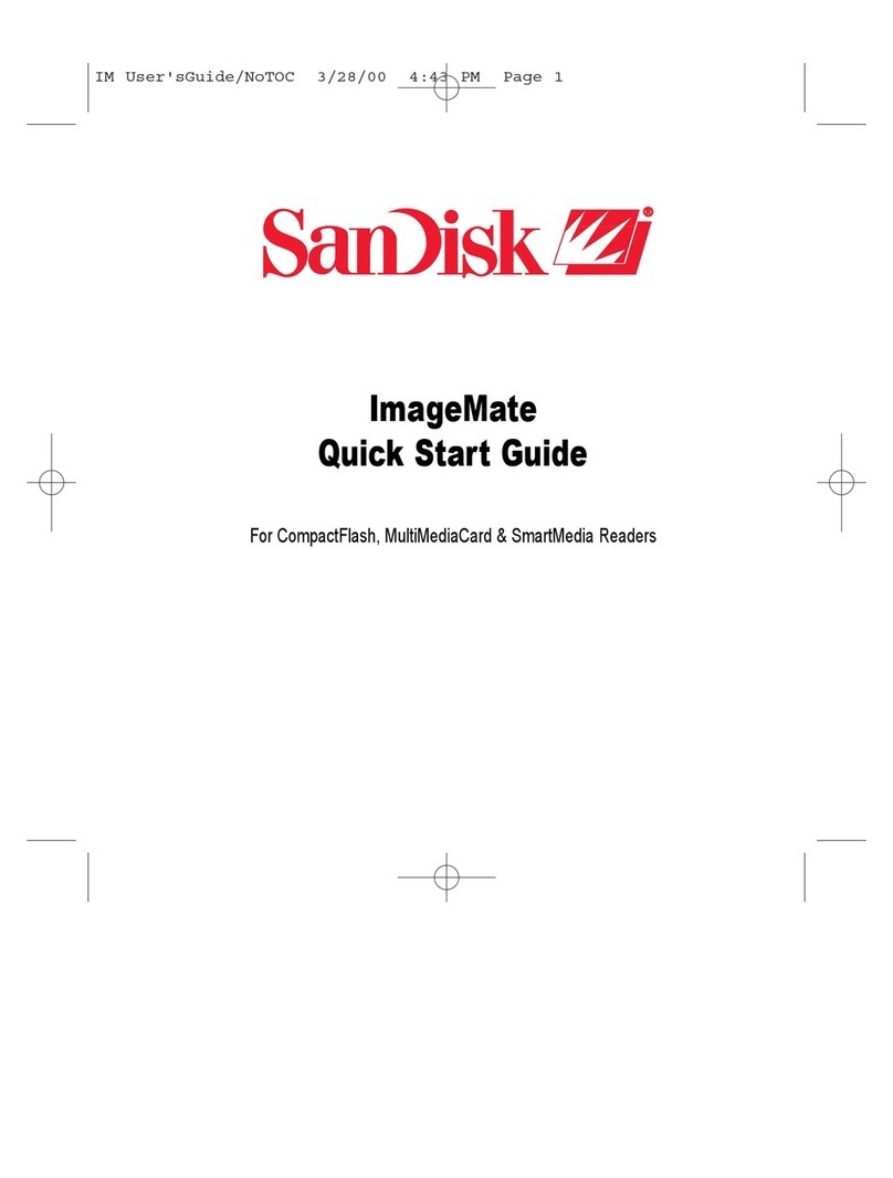 SanDisk ImageMate CompactFlash User manual