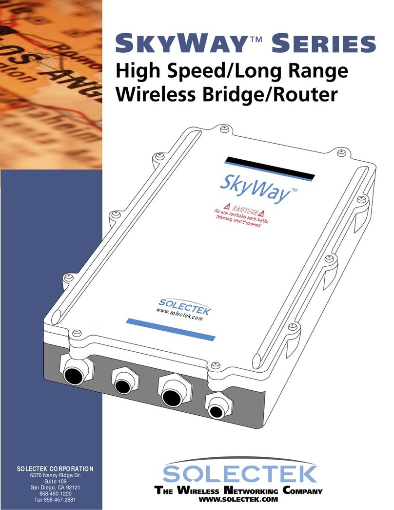 Solectek skyway series user manual