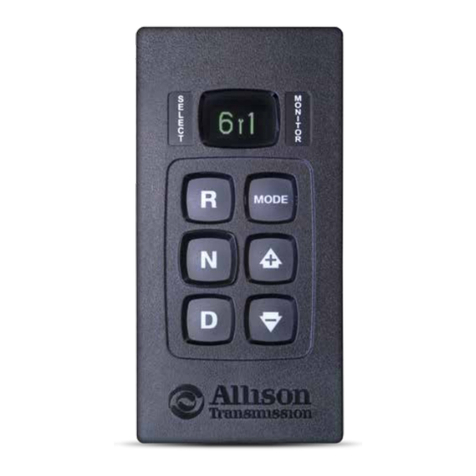 Allison Transmission shift selector User manual Allison Transmission shift selector User manual