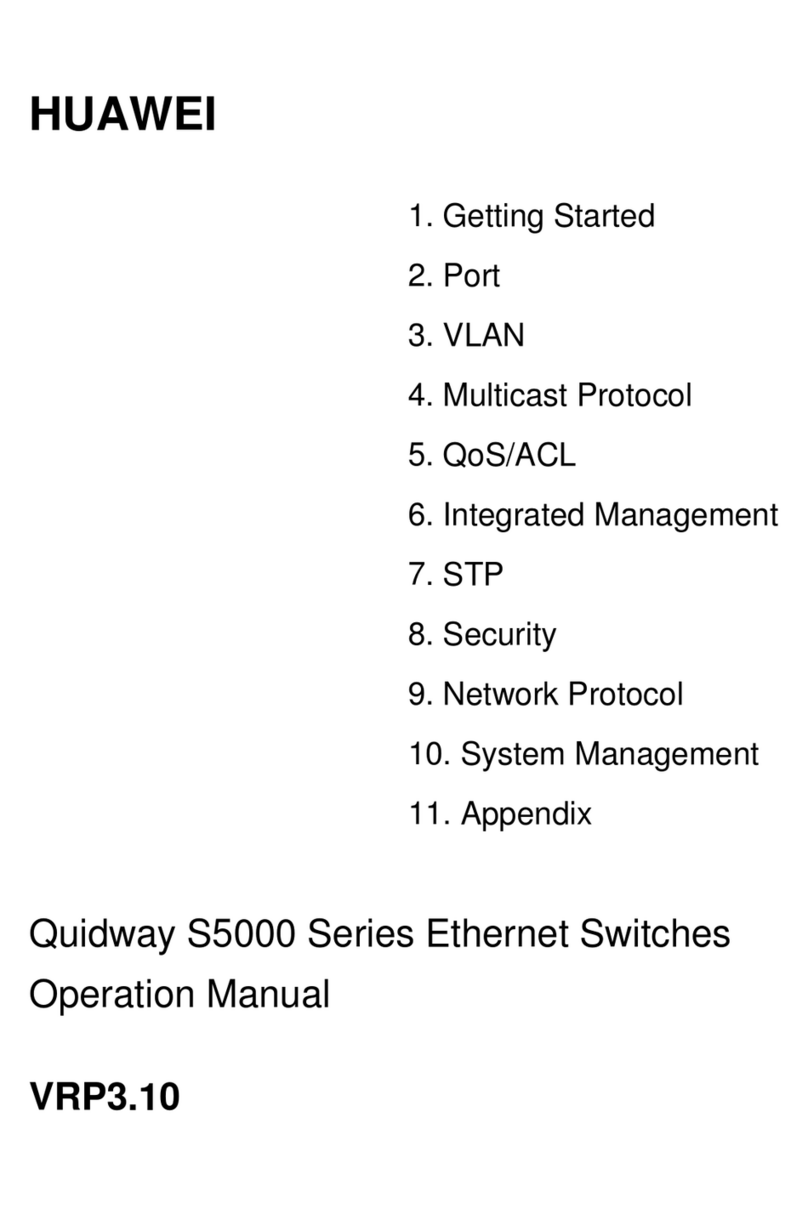 Huawei Quidway S5000 Series User manual