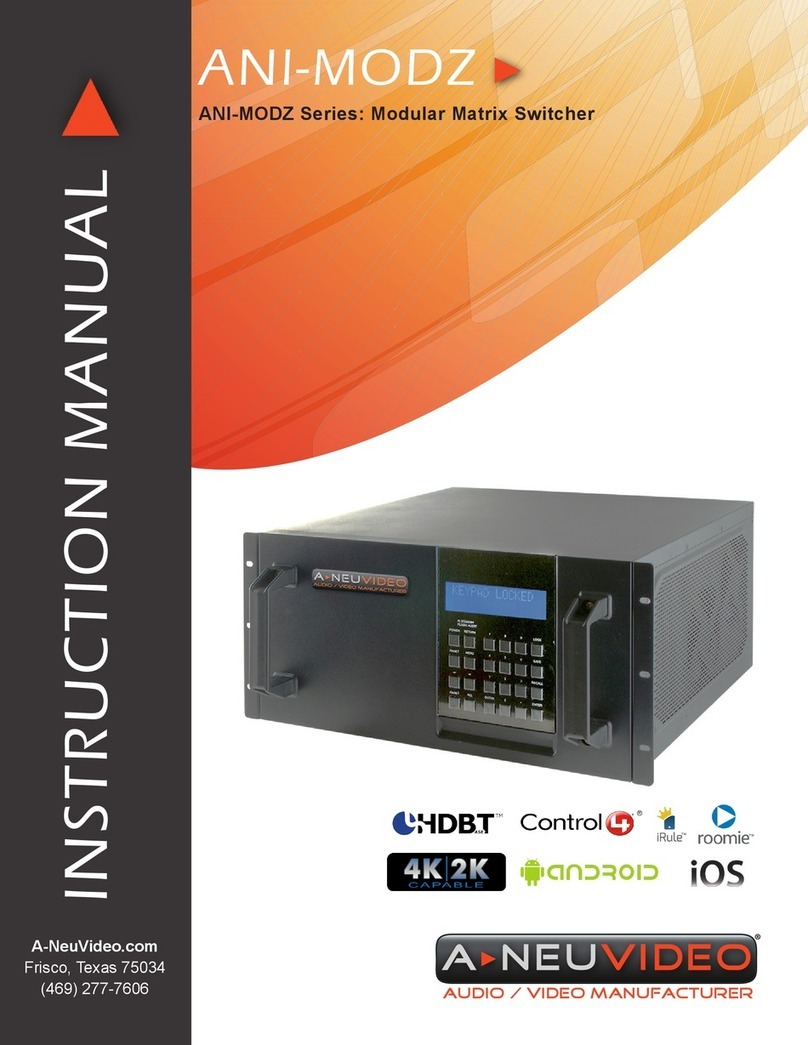 A-Neuvideo ANI-MODZ8 instruction manual