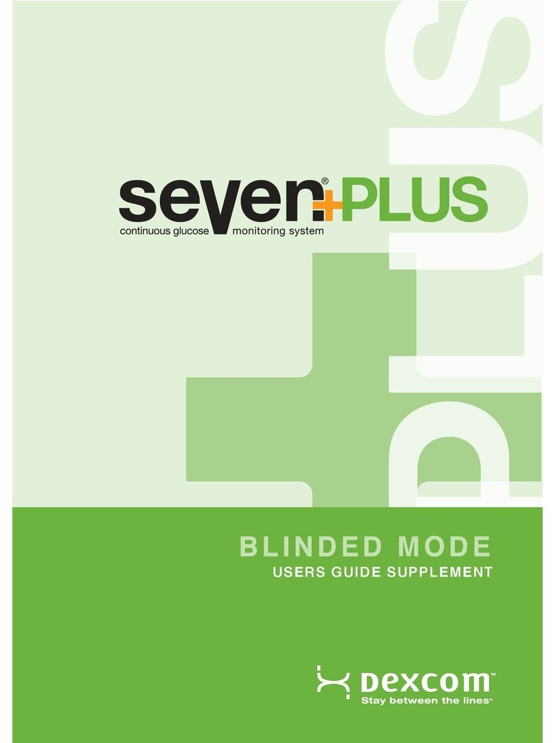 Dexcom SEVEN PLUS User guide supplement Dexcom SEVEN PLUS User guide supplement