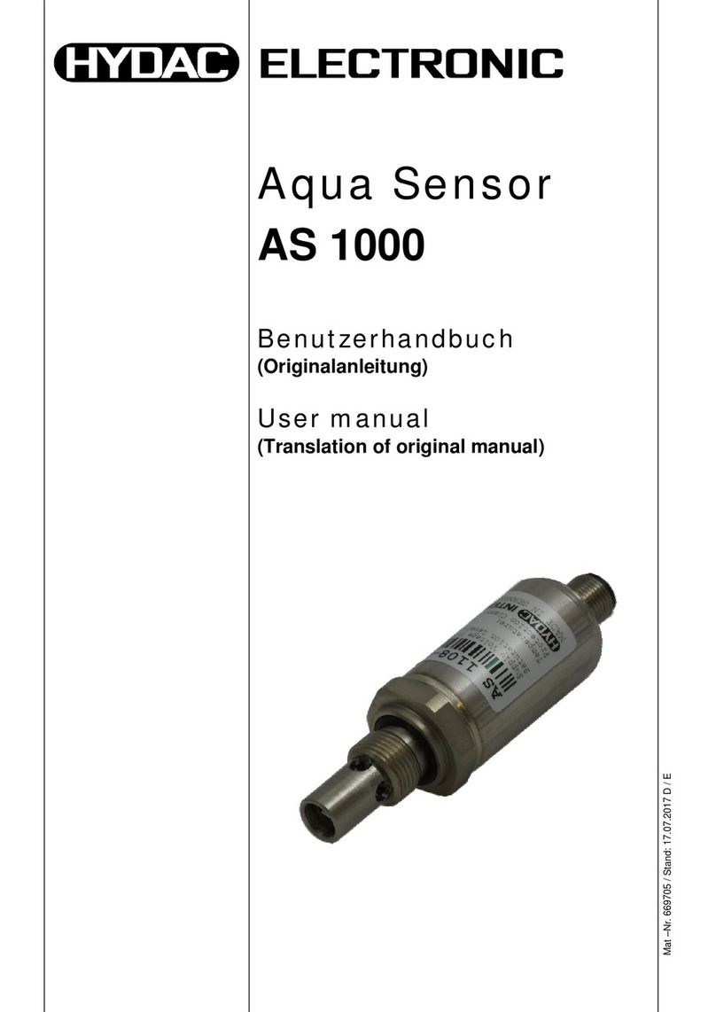 HYDACELECTRONIC AS 1000 user manual HYDACELECTRONIC AS 1000 user manual