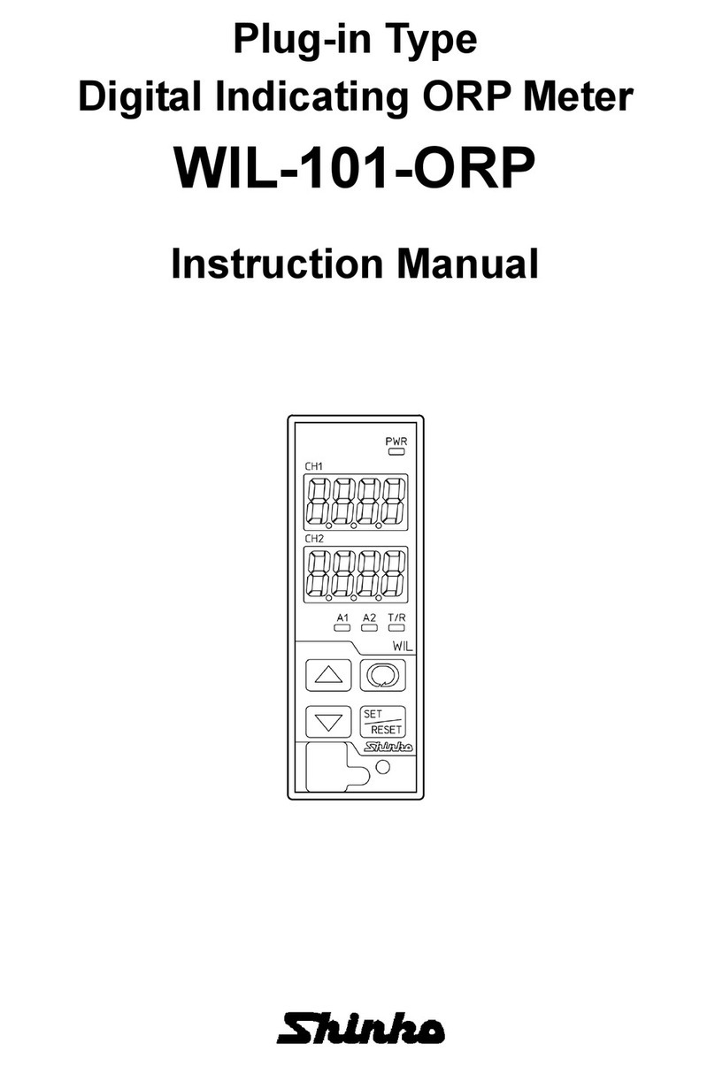 Shinko WIL-101-ORP instruction manual