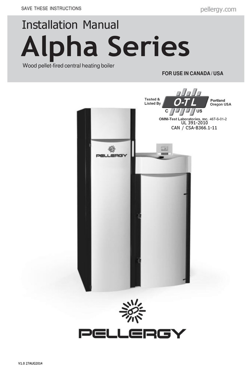 Pellergy A-60 installation manual Pellergy A-60 installation manual