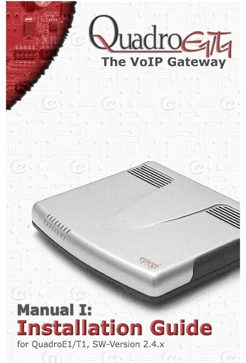 Epygi QuadroE1/T1 installation guide
