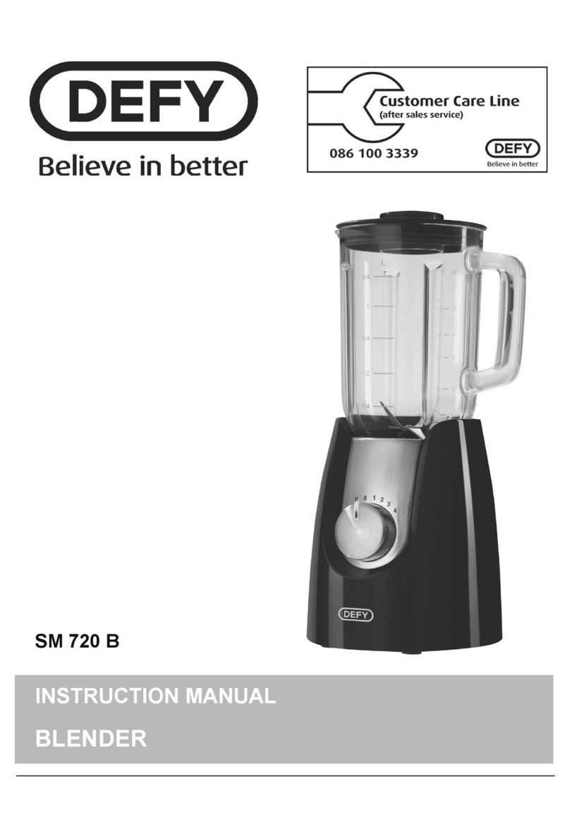 Defy SM 720 B instruction manual