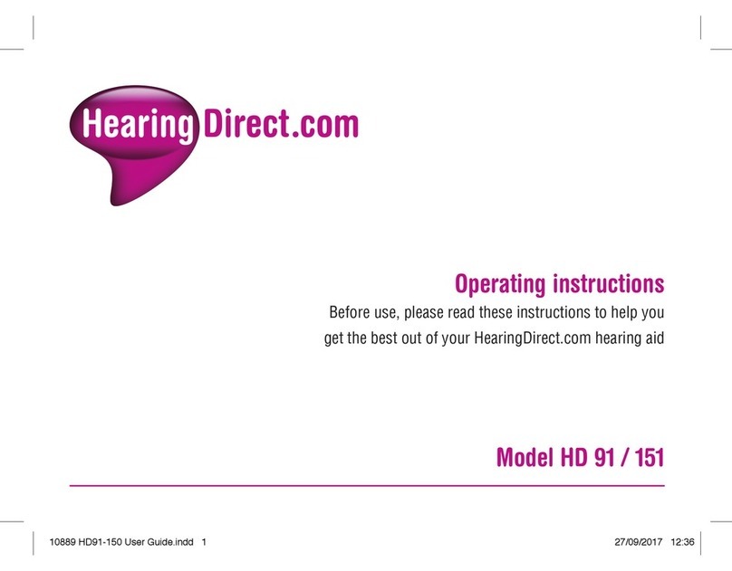 Hearing Direct.com HD 91 User manual