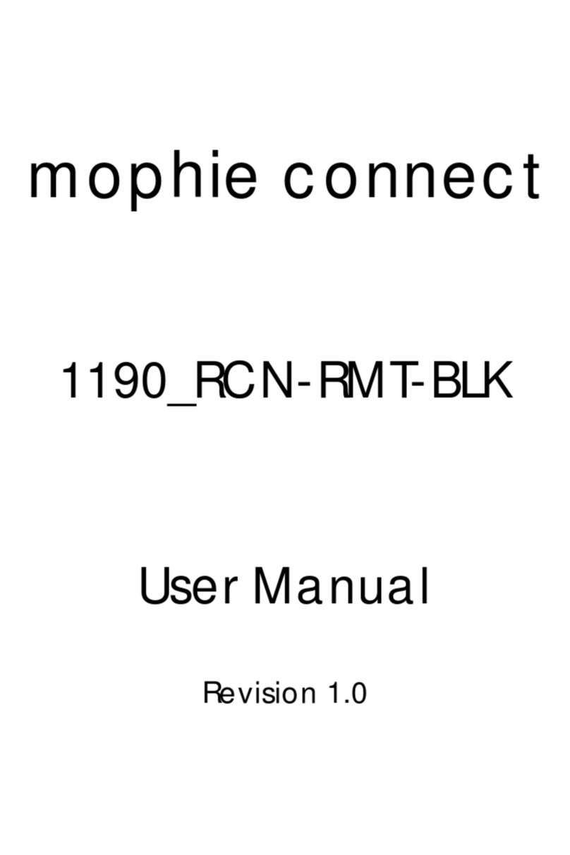 Mophie 1190_RCN-RMT-BLk user manual