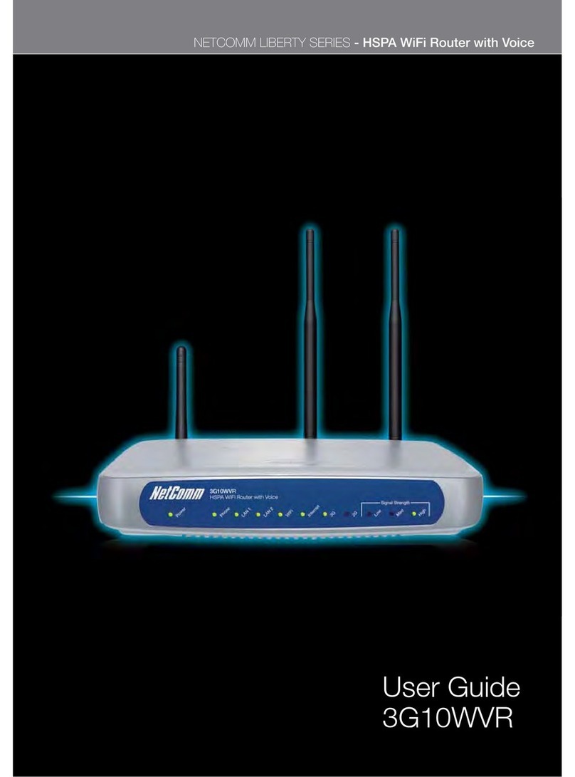 NetComm 3G10WVR User manual
