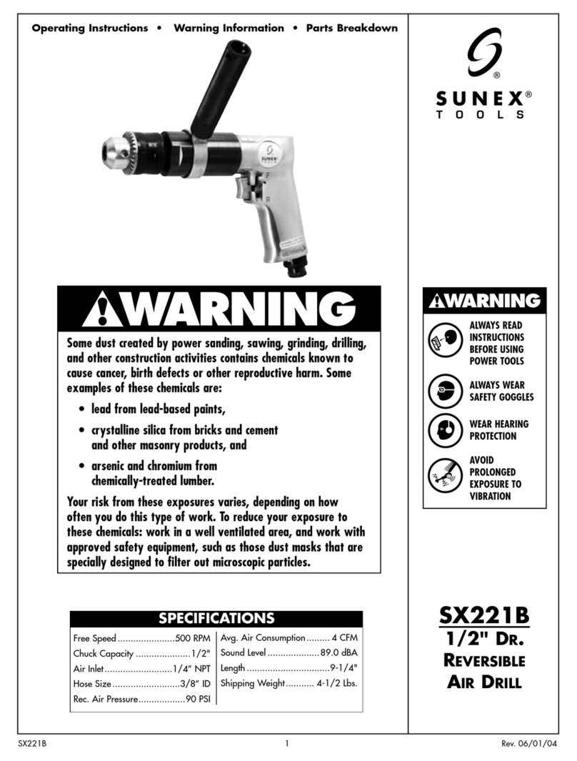 Sunex Tools SX221B instruction manual