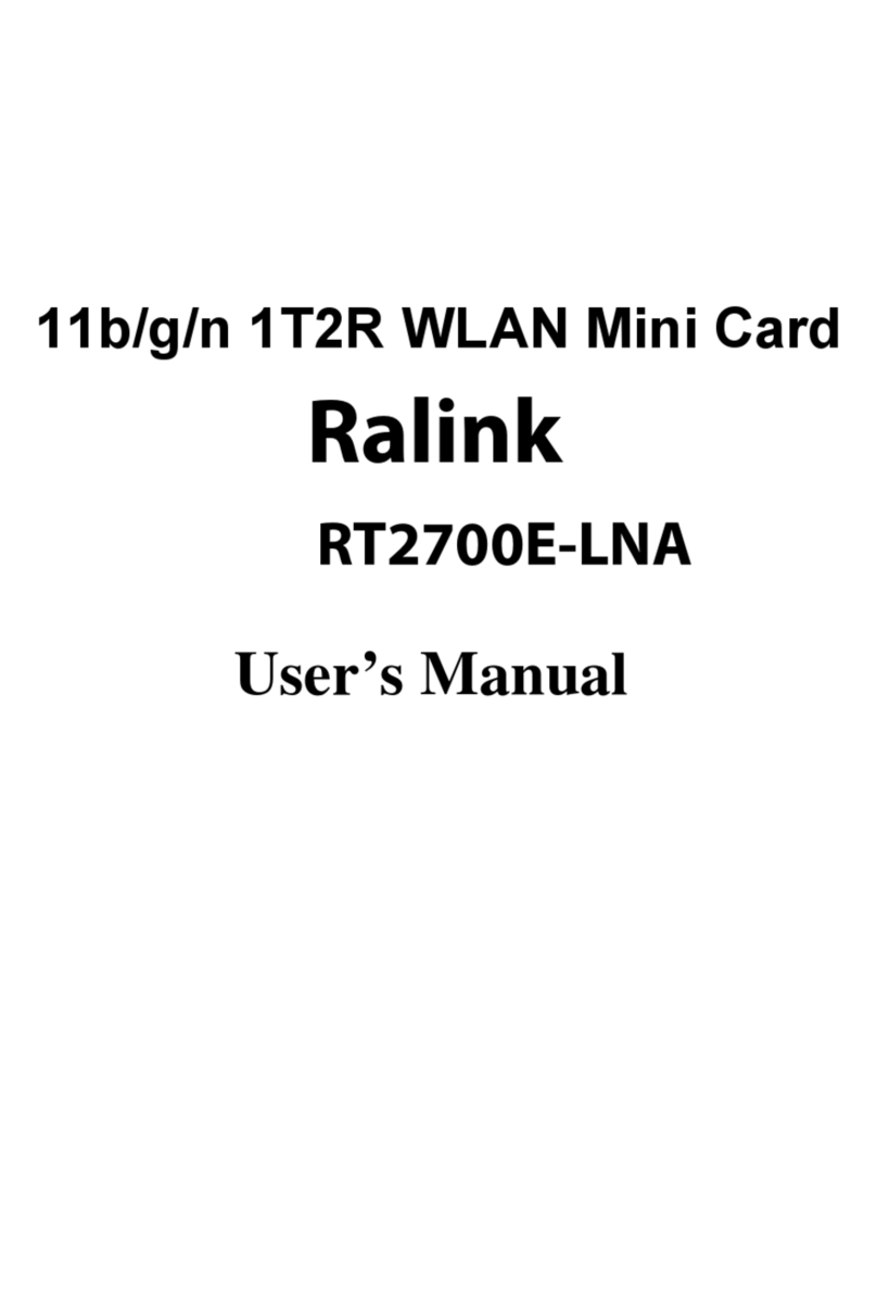 Ralink RT2700E-LNA User manual