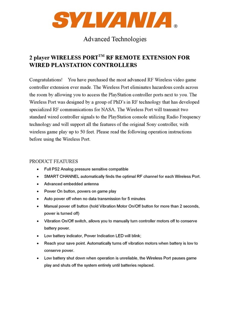 Sylvania Wireless Port user manual