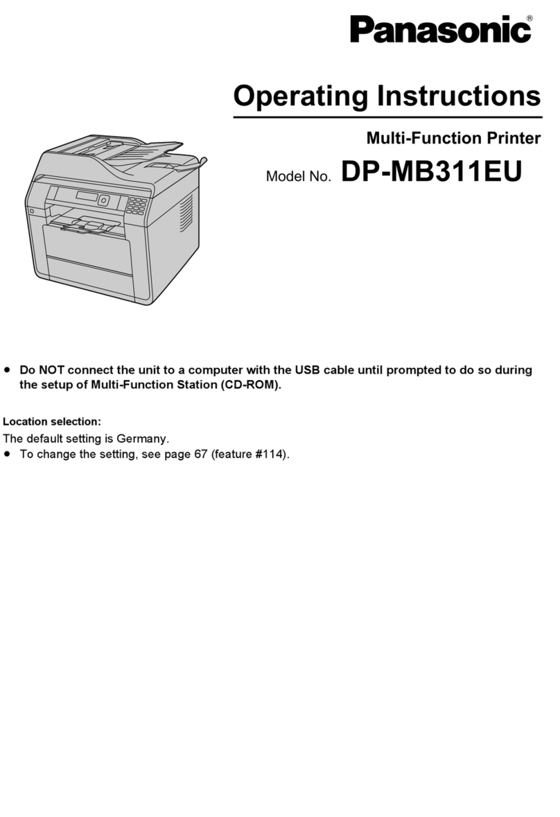 Panasonic DP-MB311EU User manual
